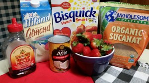ingredients strawberry shortcake