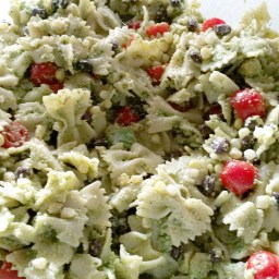 Famous in Heaven + Jalapeño Pesto Pasta Salad