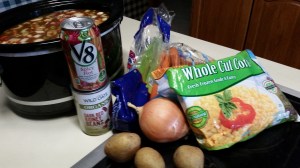 ingredients spicy tomato vegetable soup